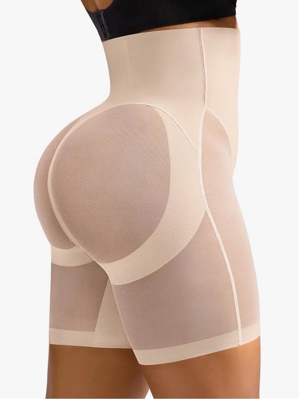 Shapellx High-Waist Nude Body-Sculpting Shaping Shorts